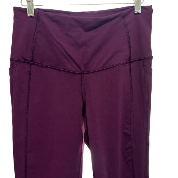 Victoria’s Secret VSX Womens Sz M Sport Total Knockout Tight Magenta Leggings - Picture 2 of 5